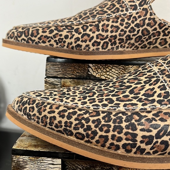 NWT MOS MOSH Doha Animal Print Suede Flat - Size 38 - Picture 9 of 14